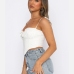 5Summer Ruched Bandage Design Backless Camisole