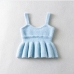 17Summer Ruffles U Neck Women Tank Top