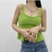 23Summer Ruffles U Neck Women Tank Top