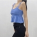 26Summer Ruffles U Neck Women Tank Top