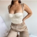 1Tie-Wrap Spaghetti Strap Tank Tops For Women