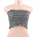 4Trendy Stringy Selvedge Strapless Tank For Women