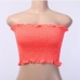 8Trendy Stringy Selvedge Strapless Tank For Women