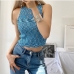 5Trendy Summer Crew Neck Fitted Ladies Tank Top