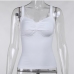 18Trendy White Backless Camisole Tops For Women