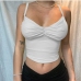 4Trendy White Backless Camisole Tops For Women