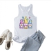 5Women Easter Eggs Casual Tank Top