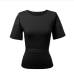 19  Fashion Cross Belt Backless Short Sleeve Top