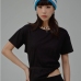 6  Fashion Cross Belt Backless Short Sleeve Top