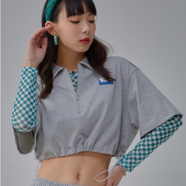   Fashion Sport Looes Short Short Crop Top