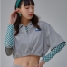 1  Fashion Sport Looes Short Short Crop Top