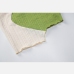 11 Knitting Contrast Color Irregular Long Sleeve Tee