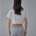 3 Korean Style  Fashion Short Sleeve Crop Top
