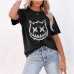 1Casual Printed Short Sleeve T Shirts For Women