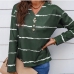 13Casual Striped V Neck Long Sleeve T Shirt