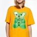 5Cute Bear Short Sleeve Loose T Shirt