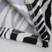 5Designer Zebra Print Long Sleeve Cropped T Shirts