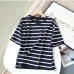 4Easy Match Casual Striped Short Sleeve Tee