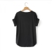 8Easy Matching Black Crew Neck Summer Tee Shirts