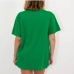 3Easy Matching Green Print Crew Neck Loose T Shirts