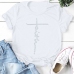 5Easy Matching White Hot Drilling Summer T Shirts