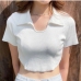 14Fashion Casual Pure Color T Shirt