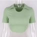 11Fashion Casual Pure Color T Shirt