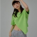 9Fashion Loose Irregular Short Sleeve T Shirt