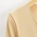 18Fashion Solid V Neck Long Sleeveless T Shirt
