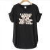 8Hip Hop Letter Print Oversized T Shirt