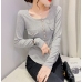 17Korean Style Casual Long Sleeve T Shirts For Women