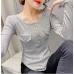 18Korean Style Casual Long Sleeve T Shirts For Women