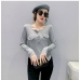 21Korean Style Casual Long Sleeve T Shirts For Women