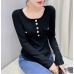 23Korean Style Casual Long Sleeve T Shirts For Women