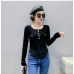 26Korean Style Casual Long Sleeve T Shirts For Women