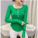 7Korean Style Casual Long Sleeve T Shirts For Women