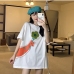 10Loose Fitting Cotton Short Sleeve T-Shirt Women