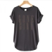 14Loose Letter Print Short Sleeve T Shirt