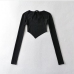 13Sexy Backless Long Sleeve Two Peice Outfits