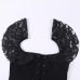 8Sexy Black Lace Off Shoulder Short Sleeve Tops