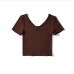 13Simple Short Sleeve Solid Basic T Shirt