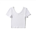 15Simple Short Sleeve Solid Basic T Shirt