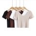 3Simple Short Sleeve Solid Basic T Shirt