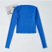 8Solid Color Slim Long Sleeve Tees For Women