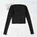 11Solid Color Slim Long Sleeve Tees For Women