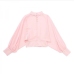6Spring Fashion Pink Lantern Sleeve Top