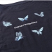 9Street Butterfly Print Drawstring Cropped T Shirt