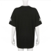 10Street Printed Crew Neck Black Summer T Shirts