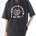 1Street Summer Black Printed Loose T Shirts For Women