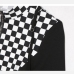 10Stylish Checkerboard Plaid Half Zip Women's Tops